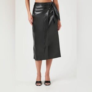 Forever 21 Faux Leather Maxi Skirt